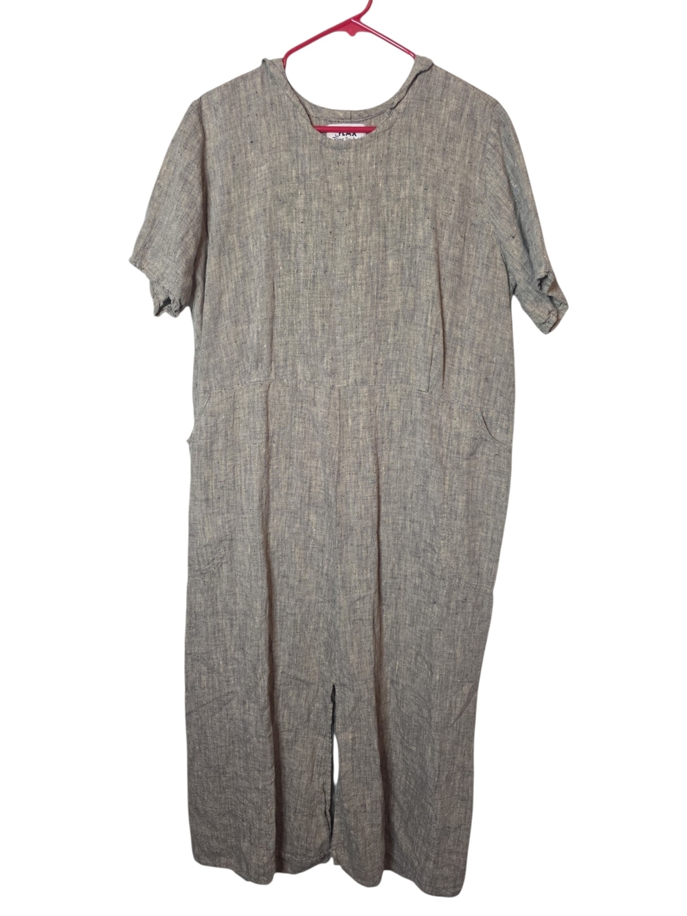 Women's Vintage Flax by Jeanne Engelhart linen dress,‎ size medium